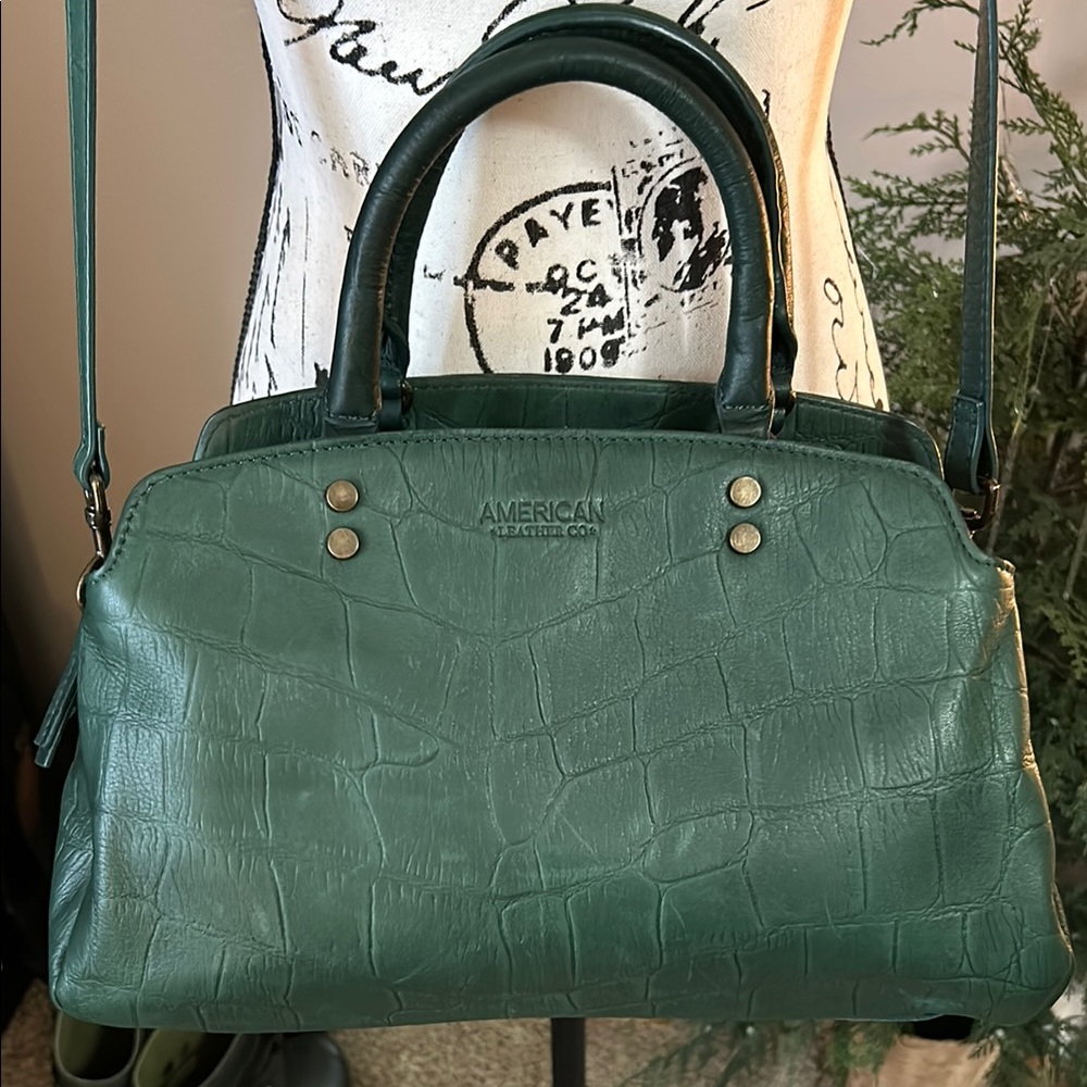 American Leather Co. Venice Handbag Satchel - Picture 7 of 9